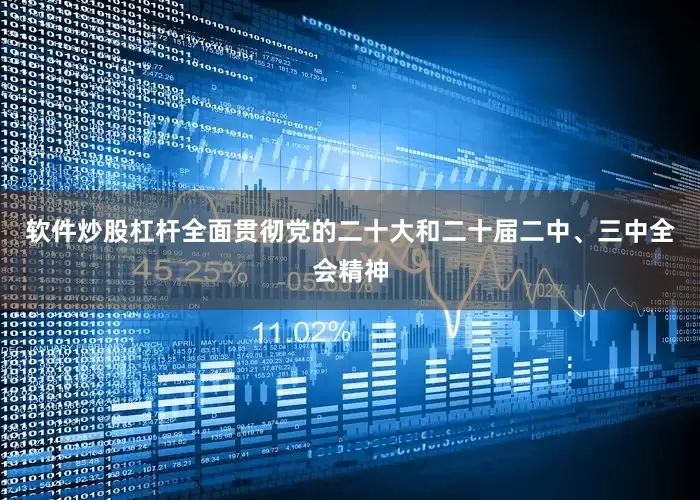 软件炒股杠杆全面贯彻党的二十大和二十届二中、三中全会精神